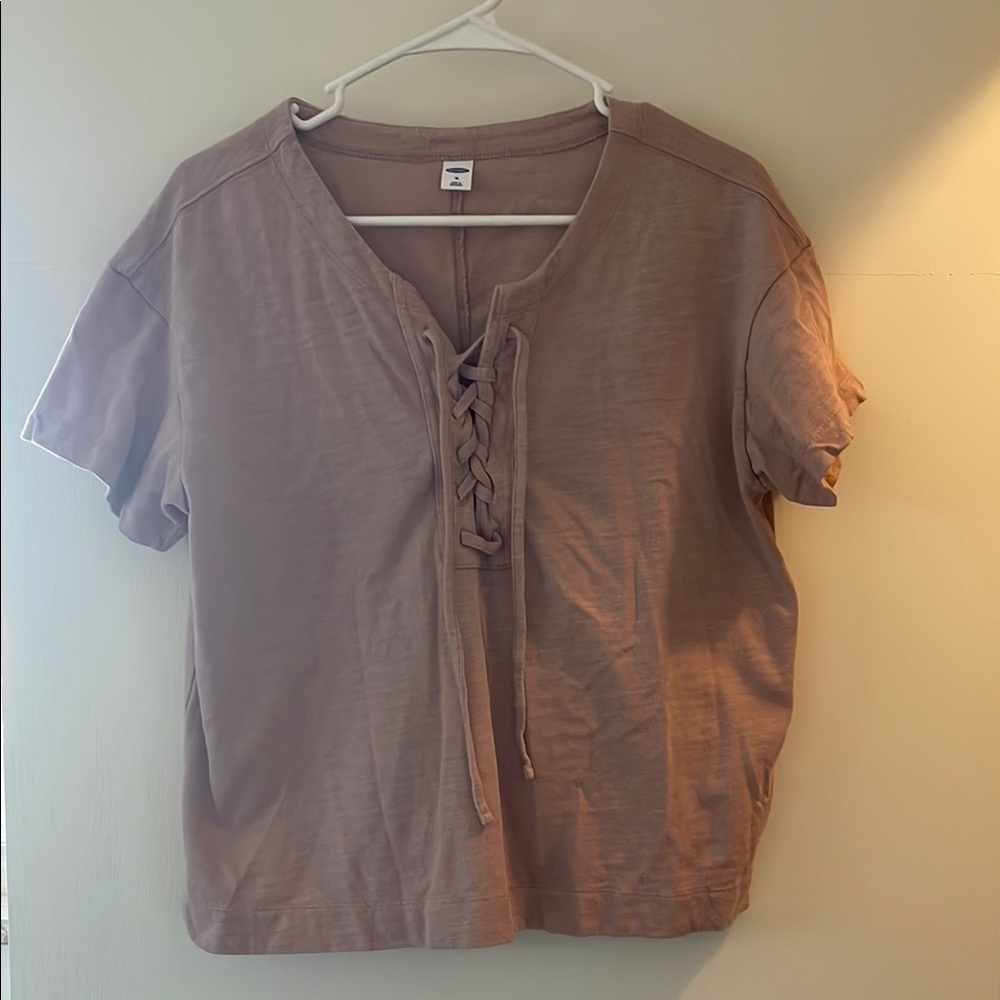 Women's Lace-Up Top